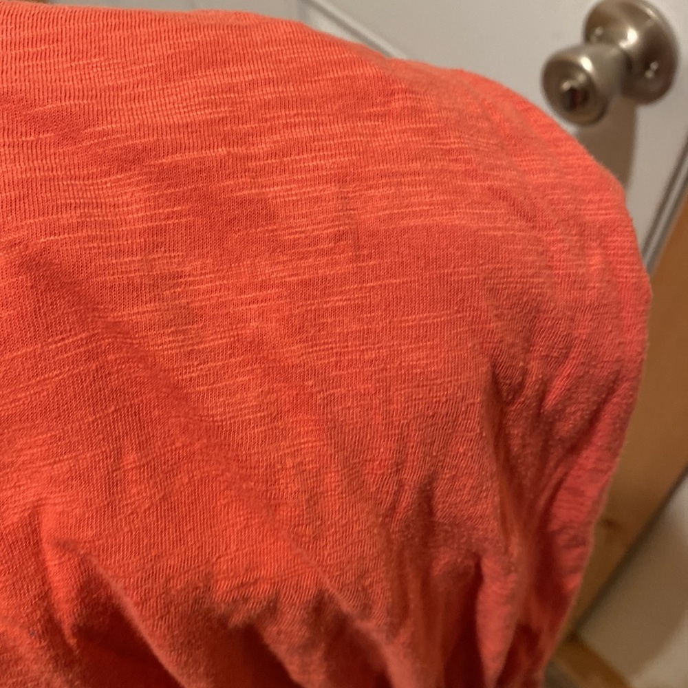 Old Navy orange cotton dress 2X - Picture 4 of 4